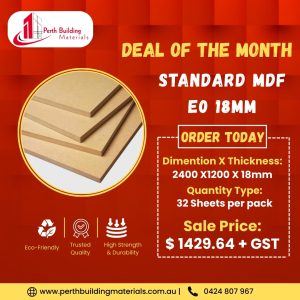 Standard MDF E0 18mm x 2400 x 1200