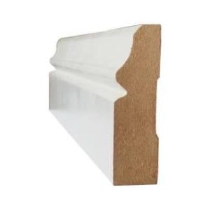 MDF Mouldings – White Primed WA Colonial Skirting 5.4m